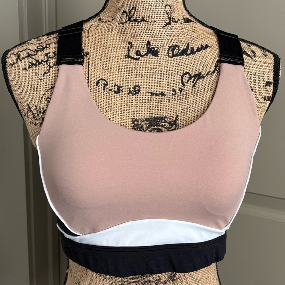 ALLFENIX 3-Tone Tan/Black/White Athletic Top